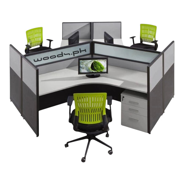 Workstation for three persons 005