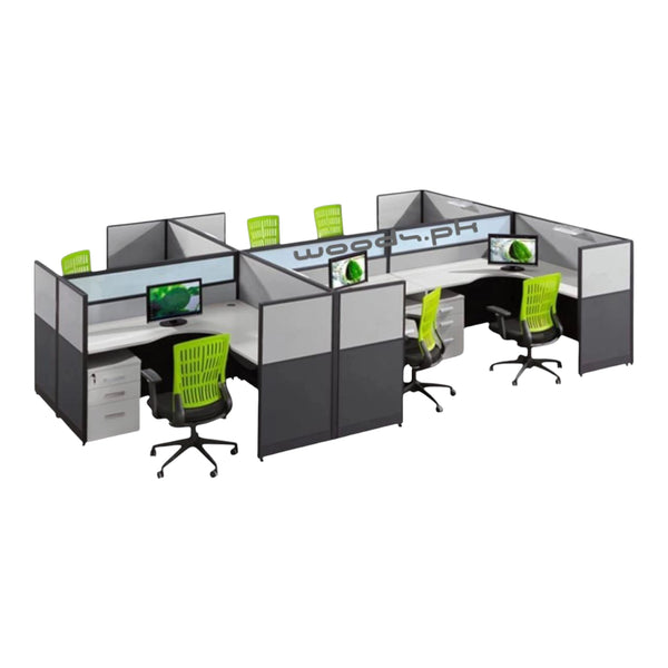 Workstation for six persons 009