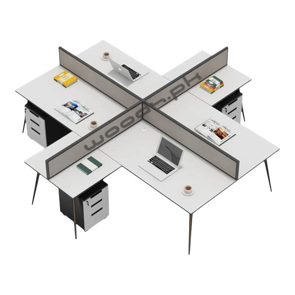 Workstation for four persons 043