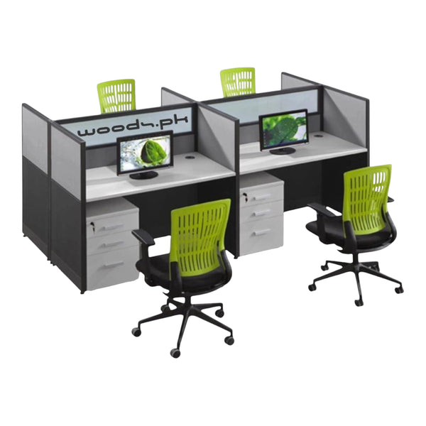 Workstation for four persons 042
