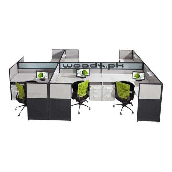 Workstation for six persons 009