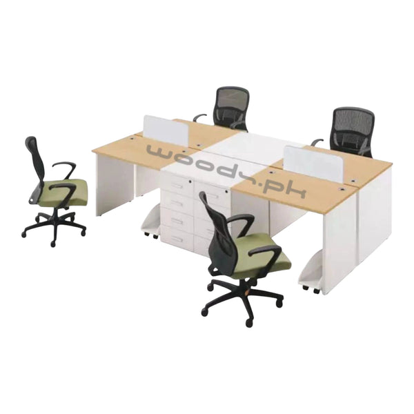 Workstation for four persons 035