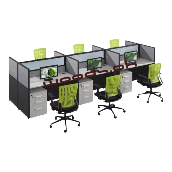 Workstation for six persons 007