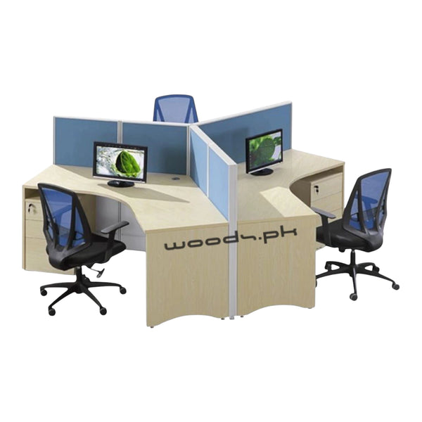Workstation for three persons 006