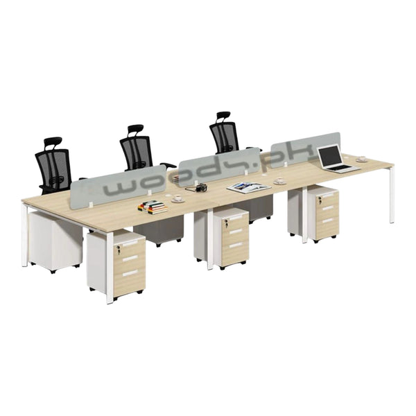 Workstation for six persons 004