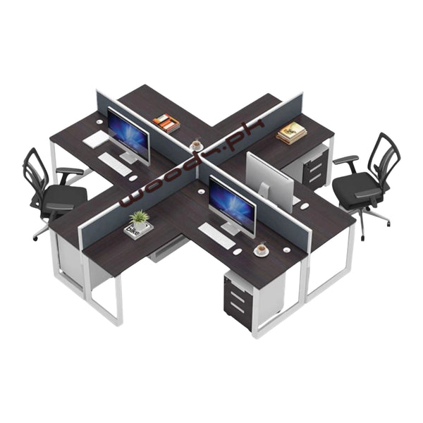 Workstation for four persons 022