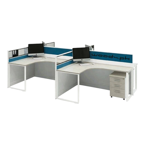 Workstation for four persons 021
