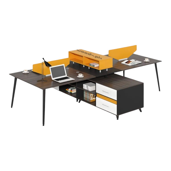 Workstation for four persons 018