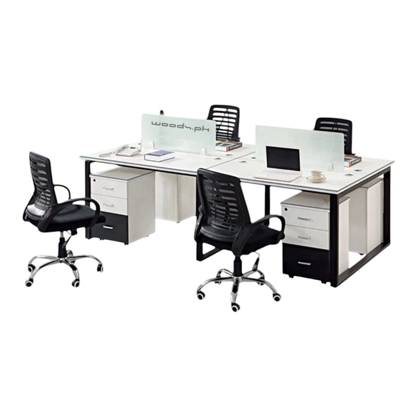 Workstation for four persons 017