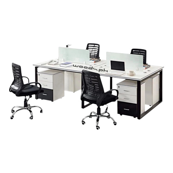 Workstation for four persons 014