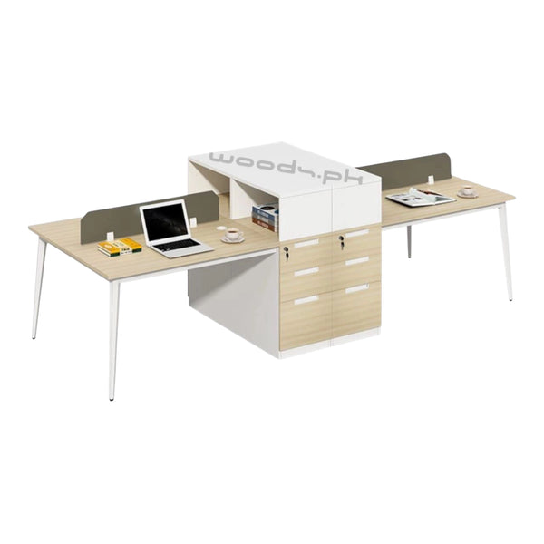 Workstation for four persons 012