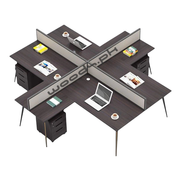 Workstation for four persons 010