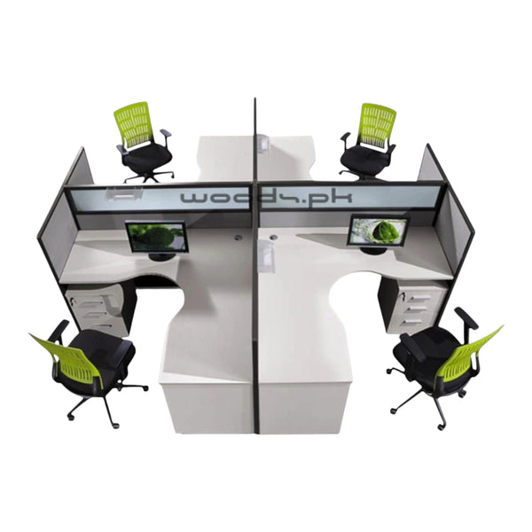 Workstation for four persons 002