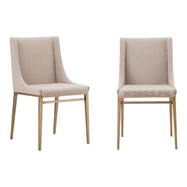 Eva Matt Golden Iron Base Dining Chair