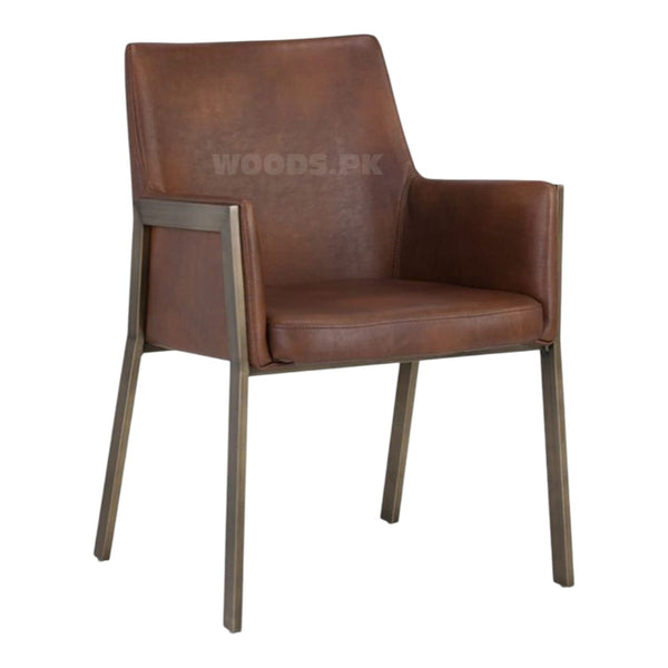 Penelope Iron Base Dining Chair